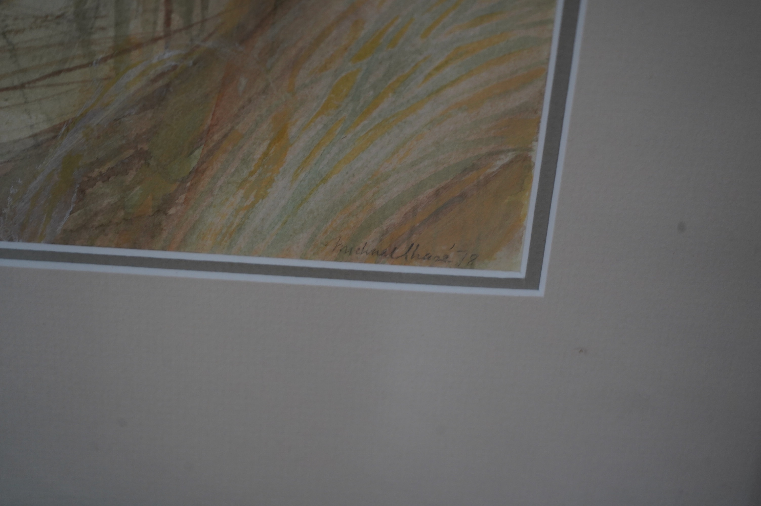 Michael Chase (1915-2001), watercolour, Rural landscape, signed and dated '78, 35 x 52cm. Condition - fair to good